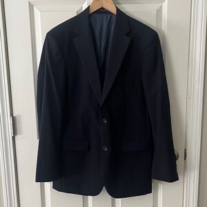 Pronto Uomo Mens Wool Navy Sports Coat, Blazer size 40L 34Waist